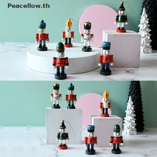 Peacellow จี้ตุ๊กตาทหาร แครกเกอร์ 7 ซม. สําหรับตกแต่งบ้าน คริสต์มาส 1 ชิ้น