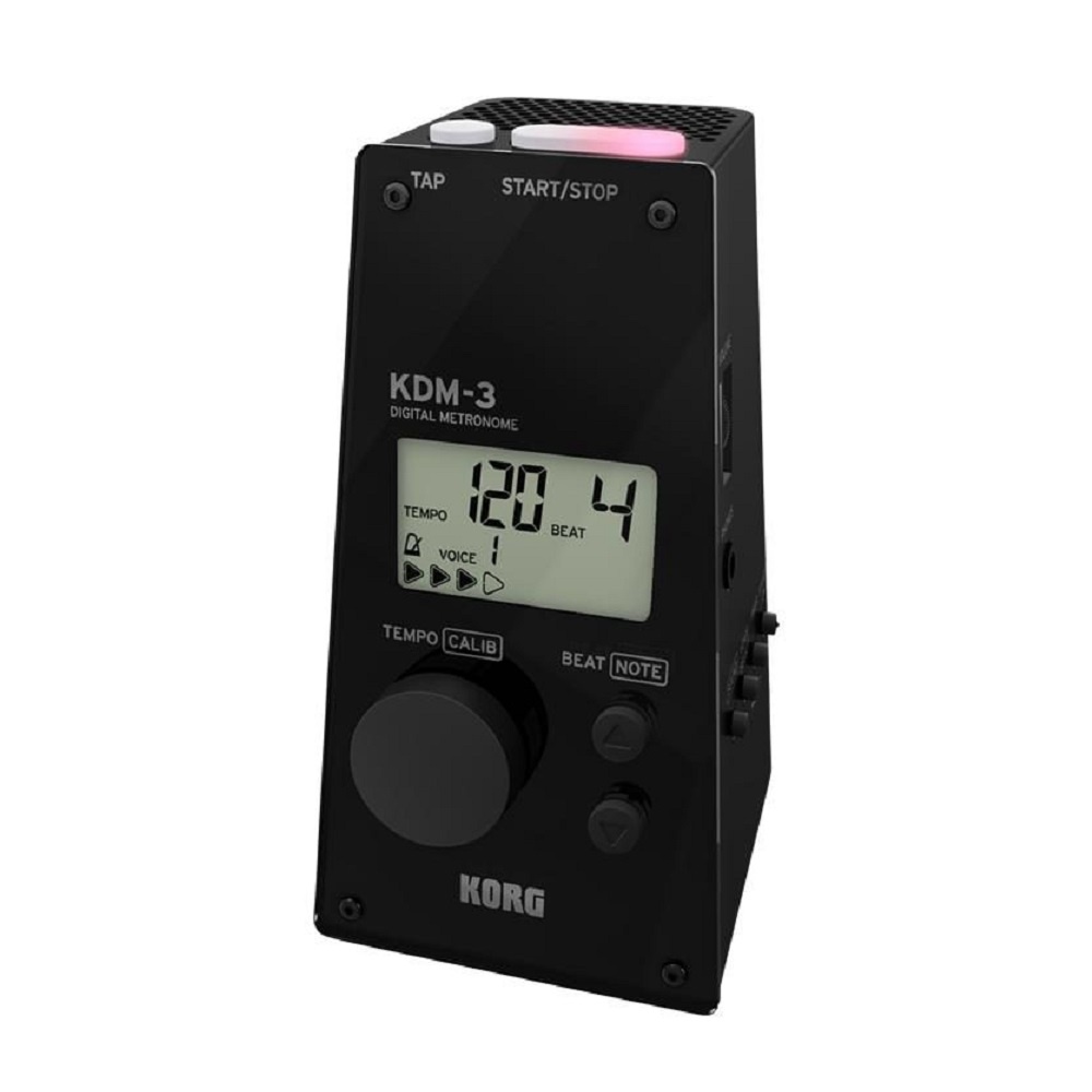 Korg KDM-3 Digital Metronome - ดํา / ขาว (KDM3)