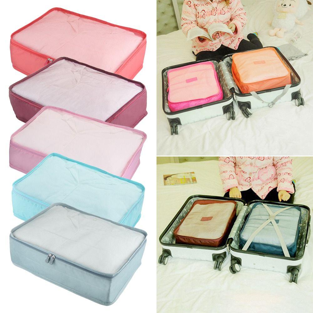 Uumir Travel Storage Bag กระเป๋าเก็บเสื้อผ้าแบบพับได้กระเป๋าจัดระเบียบเสื้อผ้าด้านใน Sorting