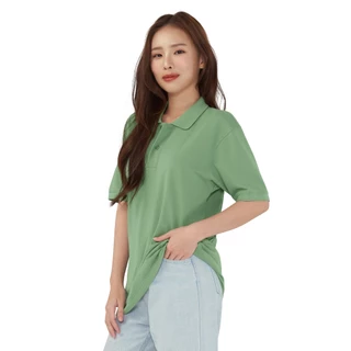 GQ Minimal Polo™ เสื้อโปโลยับยั้งกลิ่นเหงื่อ สีเขียว (มินิมอลโปโล)