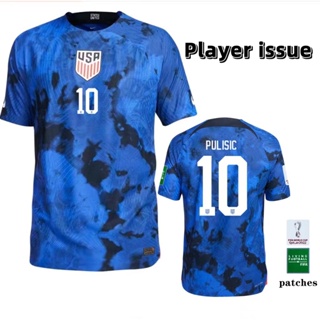 เสื้อกีฬาแขนสั้น ลายทีมชาติฟุตบอล U.S.A 2022-23 ไซซ์ S-2XL