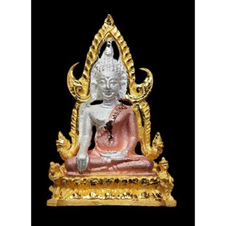 พระพุทธชินราช เนื้อเงิน ชุบสามกษัตริย์ กรมตำรวจรุ่นแรก รุ่น “ประวัติศาสตร์”