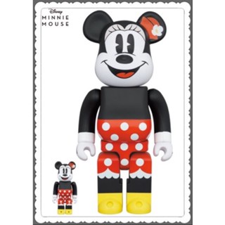 (ของแท้) Be@rbrick MINNIE MOUSE 100％ &amp; 400％ (Bearbrick)