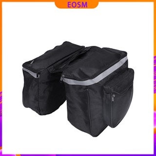 EOSM กระเป๋าท้ายเบาะหลังจักรยาน 25L กันน้ำ จักรยานจักรยานถนน Rack ด้านหลัง Carrier Trunk กระเป๋าpannier สองช่องกระเป๋า