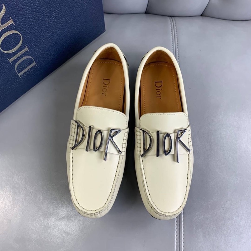 NEW CHRISTIAN DIOR AND SHAWN SIGNATURE ELEGANT VARIATION LOAFER SHOES