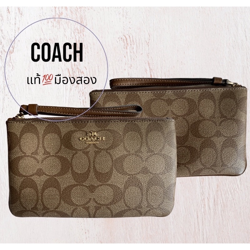 COACH กระเป๋าคล้องมือ แท้💯 มือสอง❤️