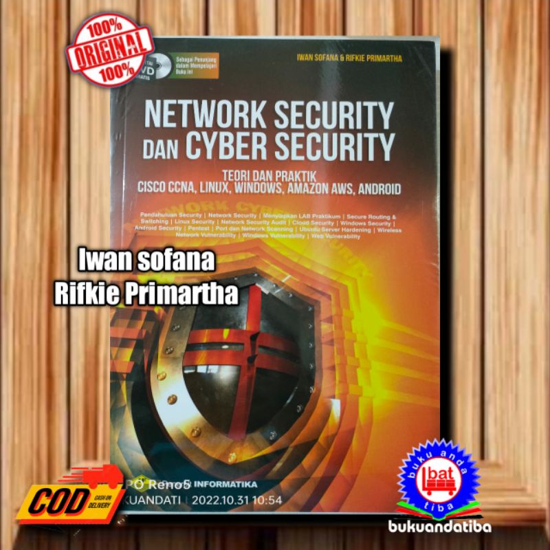 NETWORK SECURITY และ CYBER SECURITY BOOK + CD - IWAN SOFANA & RIFKIE PRIMRATHA