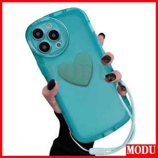 MODU Casing cute 3D love + lanyard phone case Vivo Y66 Y83 Y81 Y30 Y30i Y55 Y55S Y31S Y72 Y52S Y71 Y79 Y19 NEO fashion trendy square camera lens protection soft TPU protective case