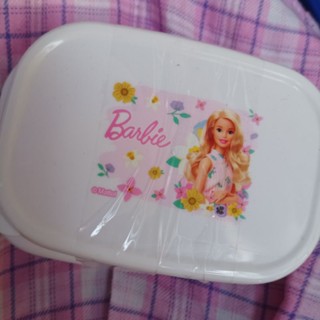 barbie plastic box กล่องพลาสติกอาหาร บาร์บี้