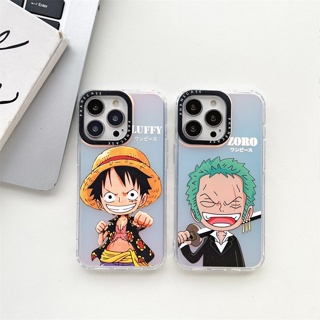 เคสแข็ง สำหรับ ไอโฟน iPhone 14 Pro Max 14 Plus iPhone 13 Pro Max iPhone 12 Pro Max iPhone 11 Pro Max Fashion Cartoon ลูฟี่ Luffy &amp; โซโร่ Zoro Hard Case