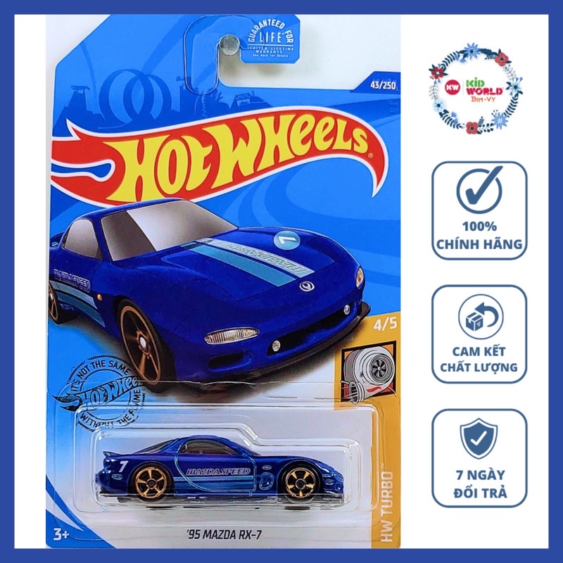 Hot Wheels basic 95 Mazda RX-7 GHF76 รถโมเดล