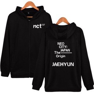 เสื้อกันหนาว มีฮู้ด แต่งซิป สําหรับผู้ชาย 2022 Nct 127