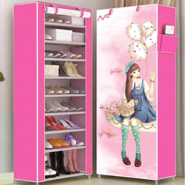 SHENAR SHOE RACK / SHOE RACK / CHILDRENS SHOE RACK / CUTE MOTIF SHOE RACK / DOLL RACK / MULTIFUNCTIO