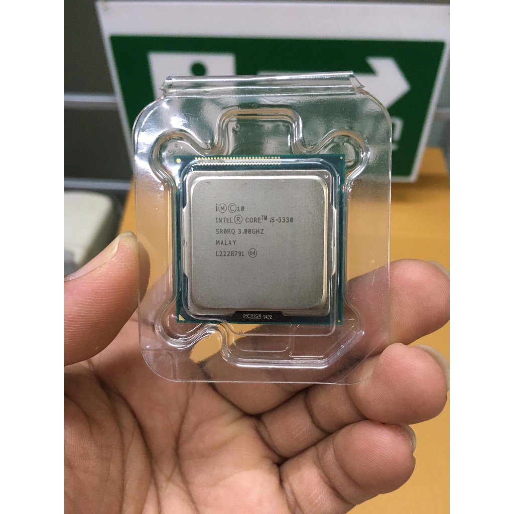 ซีพียู CPU i5 3330 LGA 1155 มือสอง แถมซิลิโคน