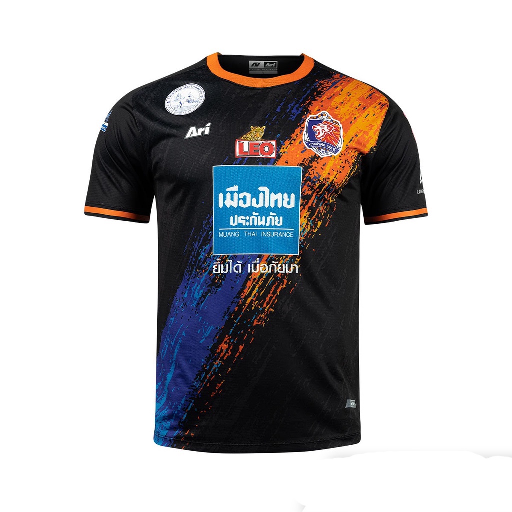 Ari Port FC 2021/22 THIRD PLAYER เสื้อฟุตบอล - สีดํา/ส้ม/น้ําเงิน