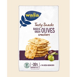 Wasa Black &amp; green olives crackers 150g