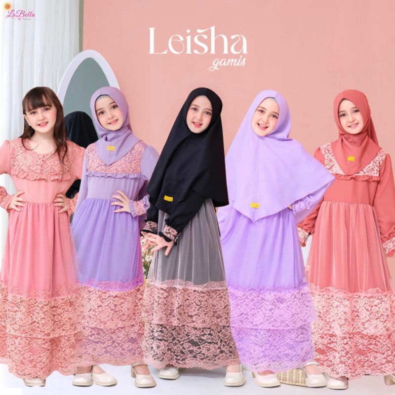 เดรสลูกไม้เด็กสําหรับอายุ 6-13, LEISHA DRESS BY LABELLA