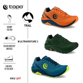 TOPO ATHLETIC TRAIL  ULTRAVENTURE 3  MENS RUNNING SHOES  รองเท้าวิ่งเทรลผู้ชาย รองเท้าวิ่งผู้ชาย  รองเท้ากีฬาชาย