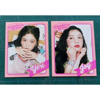 การ์ด Special Card เยริ จอย ของแท้ จาก CD อัลบั้ม Red Velvet - Queendom Album เวอร์ Girls พร้อมส่ง Kpop Rvv Yeri Joy