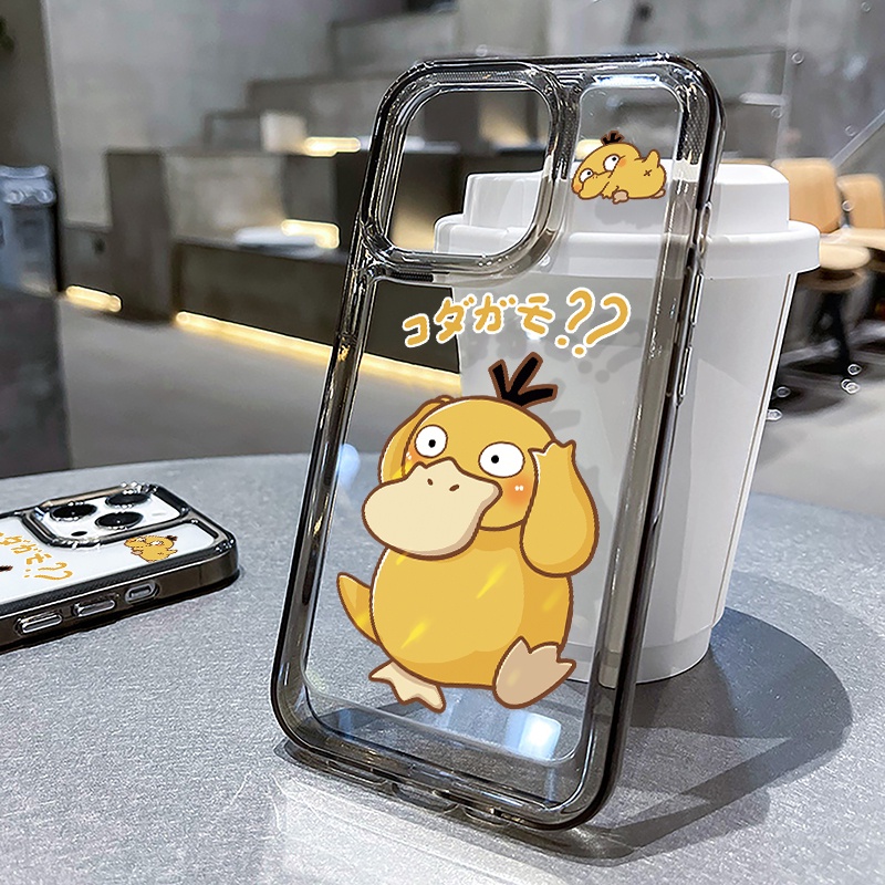 เคสโทรศัพท์มือถือนิ่ม ลายการ์ตูนเป็ด โปเกม่อน สําหรับ iPhone 14 Pro Max 13 Pro Max i13 13pro 11 Pro Max i11 X XR Xs Max iPhone 12Pro 12 Pro Max iPhone 7plus 8plus 6plus 6splus