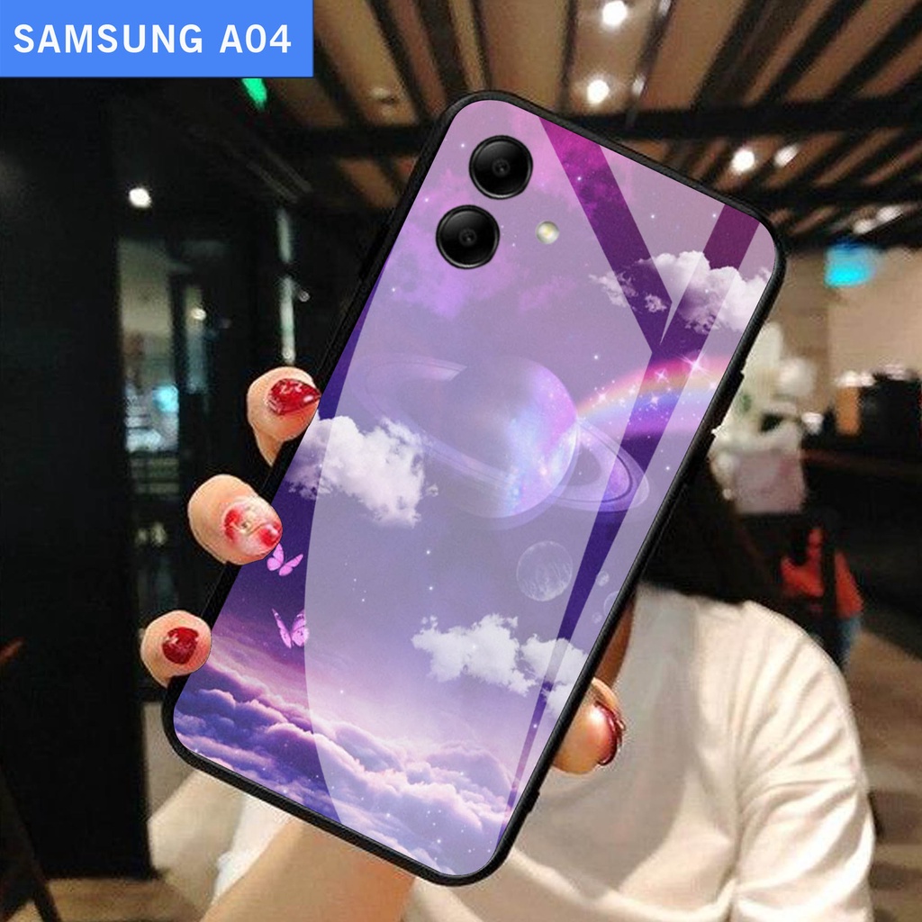 [G57] SAMSUNG A04 CASE - SAMSUNG A04 GLASS SOFTCASE - SAMSUNG A04 GLASS SOFTCASE