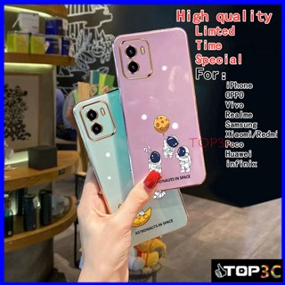 เคส Vivo Y15S Y01 Y01A Y12 Y11 Y19 Y17 Y15 Y02S Y21 Y21T Y33S Y33T T1X Y20 Y20S G Y12S Y12A Y16 เคสโทรศัพท์มือถือ ลายดาวอวกาศ Nasa สําหรับ XQ