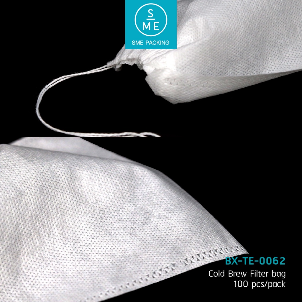 SME Packing | ถุงกรองสำหรับกาแฟ แพ็ค 100 ชิ้น (Cold Brew Filter Bag) ขนาด 11*15 Cm - รูปที่ 3