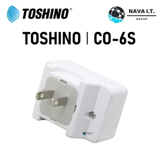 (มีส่งด่วน) TOSHINO CO-6S ปลั๊กแปลงขาแบน มีสวิตซ์สินค้ามีรับประกัน