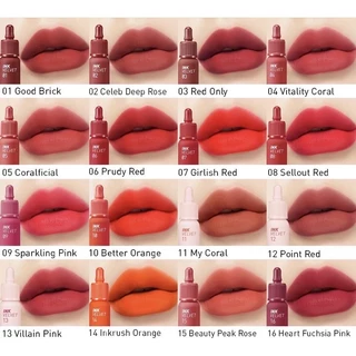 แท้ พร้อมส่ง Peripera Ink Velvet tint 4g.เพอริเพอร่า อิ้งค์ เวลเวท ทิ้นท์