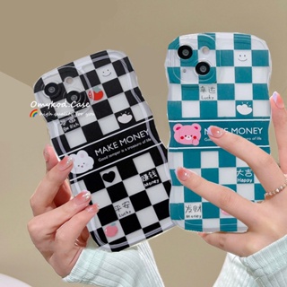 🌈Ready Stock 🏆 Huawei Y9 Prime 2019 Y9s Y7A Nova 5T 7i 7 Pro 9 3i 3E 4E Honor 8X INS Cute Grid Soft TPU Phone Case Dustproof  Shockproof Candy Color Wavy Edge Case