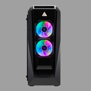 AZZA Mid Tower Tempered Glass RGB Gaming Case Chroma 410B - Black