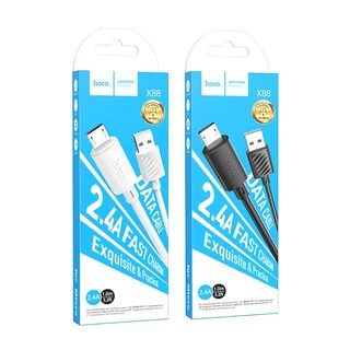 Hoco X88 Fast สายชาร์จ 1 ม. / สายดาต้า สำหรับ for micro , iphone , type c ,PD , TC To TC use cable (แท้100%)