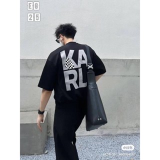 karl เสื้อยืดแขนสั้น