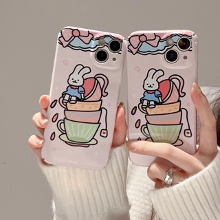 ✨ส่งเชือกเส้นเล็ก✨เคสไอโฟน 14 Pro Max 13 12 11 เคส for iPhone 14พลัส น่ารัก การ์ตูน พกง่ายๆ การป้องกันการตก Case