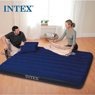 ที่นอนเป่าลม INTEX ที่นอน Classic Downy Airbed ที่นอน ที่นอนปิคนิค เบาะรองนอน เบาะลม