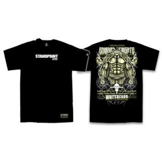 【leee】STANDPOINT CLOTHING - Edward Newgate (Whitebeard) แขนสั้นพิมพ์ลาย แขนสั้นคู่รัก