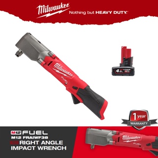 Milwaukee M12 FRAIWF12 บล็อกกระแทกมุมฉากไร้สาย 12 โวลต์ 1/2 นิ้ว  (พร้อมแบต 4 ah ไม่รวมแท่นชาร์จ)