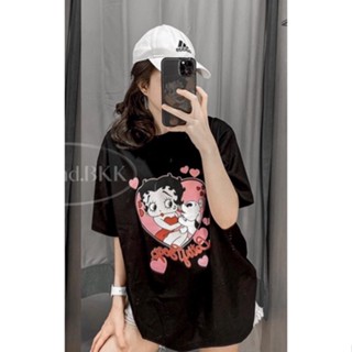 เสื้อยืด Oversize ลาย Betty Boop