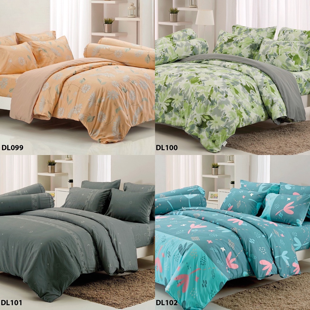 ผ้าปูที่นอน พิมพ์ลาย Tulip Delight -DL099-DL100-DL101-DL102-