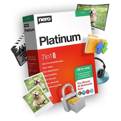 Nero Platinum Suite 2020Full + Content Packs สุดยอดโปรแกรมไรท์แผ่น CD DVD Blu-rayตัดต่อวิดีโอตัวเต็ม ถาวร ตลอดอายุใช้งาน