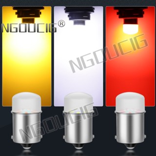 Ngoucig หลอดไฟเลี้ยว ไฟเบรก ไฟถอยหลัง LED 1156 1157 BAY15D P21W 5W DRL BA15S P21W สําหรับรถจักรยานยนต์