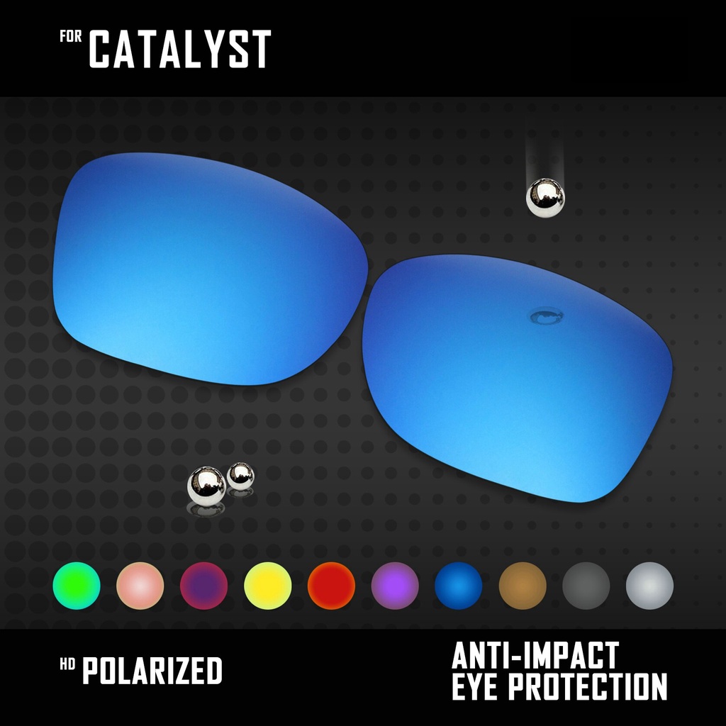 Oowlit เลนส์โพลาไรซ์ แบบเปลี่ยน หลากสี สําหรับแว่นตากันแดด Oakley Catalyst