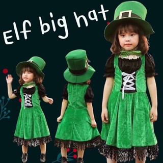 Elf big hat เอล์ฟน้อยพร้อมหมวกใบโต! #ชุดแฟนซี #ชุดxmas #xmas