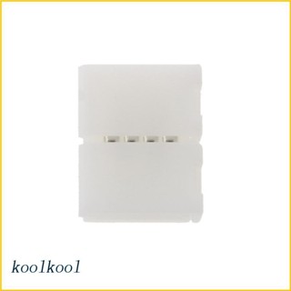 Koolool คลิปเชื่อมต่อ 4 ขา 10 มม. สําหรับสายไฟ 5050 RGB LED