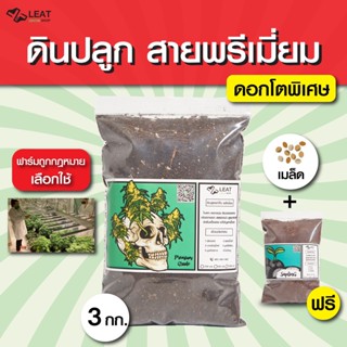 เซตดินปลูกกัญชา พรีเมี่ยม สูตรดอกโตพิเศษ 420 premium soil การันตีจากฟาร์มถูกกฎหมาย