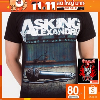 เสื้อวง Asking Alexandria เสื้อยืดลาย แอสกิงอะเล็กซานเดรีย เสื้อคอฟิต แฟชั่น เสื้อวินเทจ RCM1111