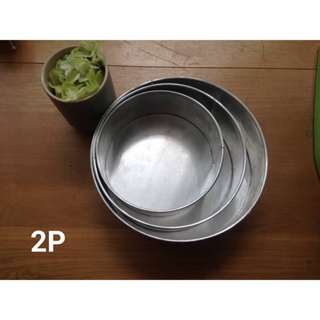 พิมพ์เค้ก กลม ถอดก้น 2 P แบบมีรอยต่อ (7.5*2.5") my kitchen