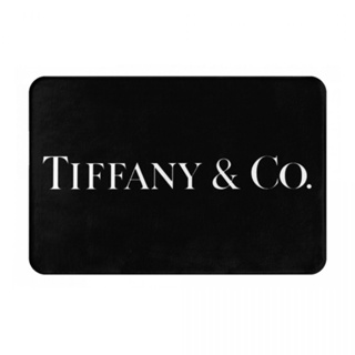 Tiffany &amp; Co. พรมเช็ดเท้า กันลื่น ผ้าสักหลาด ลายโลโก้ (1) 16x24 นิ้ว สําหรับห้องน้ํา พร้อมส่ง