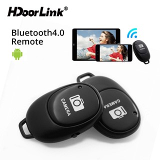 Hdoorlink อะแดปเตอร์ชัตเตอร์ไร้สายบลูทูธ 4.0 สําหรับโทรศัพท์มือถือ Android i-phone