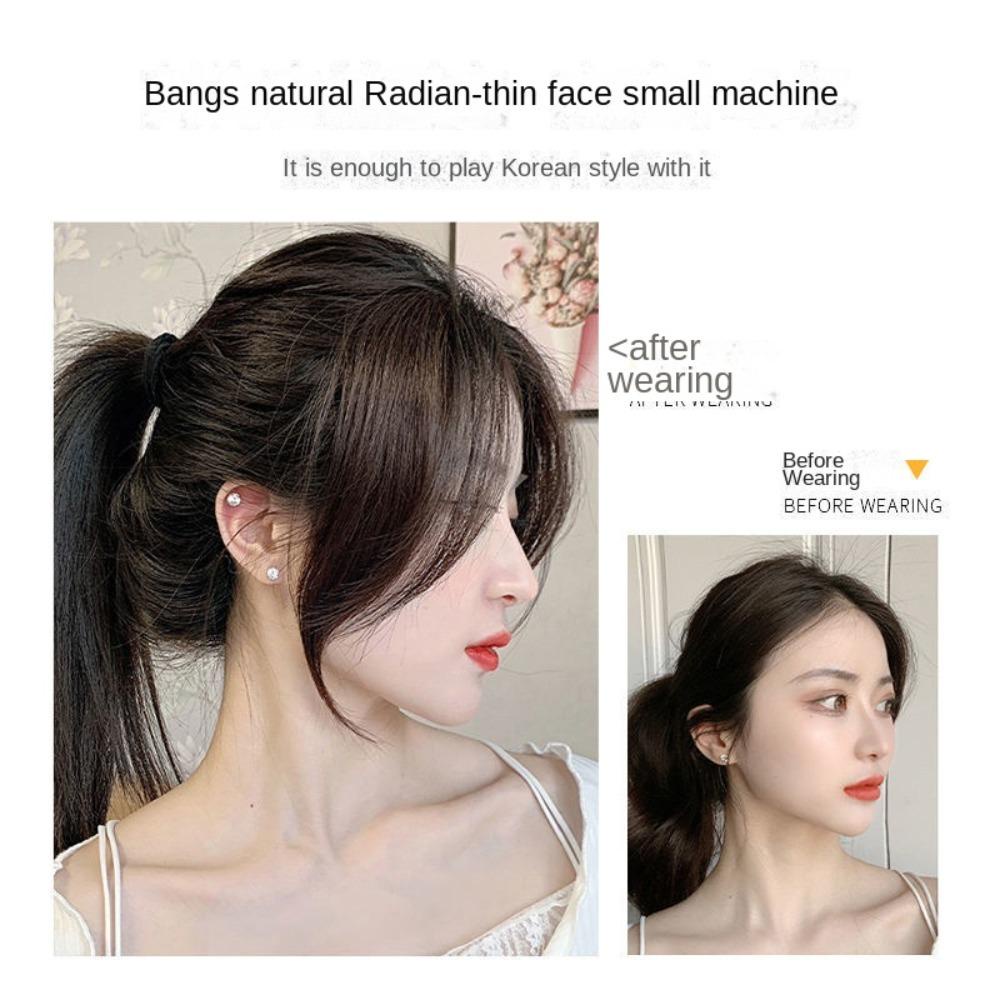 Bluevelvet กิ๊บติดผมสังเคราะห์ 3D ไร้รอยต่อ คุณภาพสูง สีดํา สําหรับผู้หญิง - รูปที่ 5